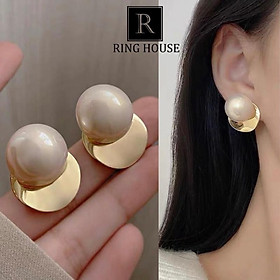 Khuyên tai bông tai nữ dự tiệc kiểu dáng lạ mắt thanh lịch Ring House