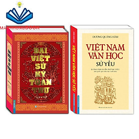 Hình ảnh Sách - Combo Đại việt sử ký toàn thư và Việt Nam Văn Học sử yếu (bìa mềm)