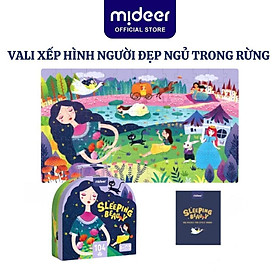 Đồ Chơi Xếp Hình 104 Mảnh Sleeping Beauty Mideer Vali Gift Box Puzzle