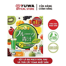 Bột Lá Đại Mạch Non , Rau Xanh Và Trái Cây Yuwa Thải Độc Cơ Thể, Làm Đẹp Da, Chống Lão Hóa