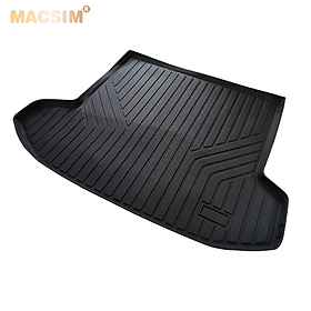 Thảm lót cốp sd xe ô tô Kia Sportage 2022 nhãn hiệu Macsim chất liệu TPE cao cấp màu đen