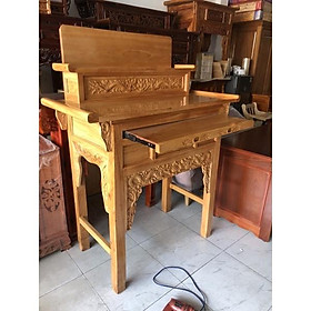 Mua Bàn Thờ & Kệ Thờ 1m27 Gỗ Gõ Đỏ Nam Phi