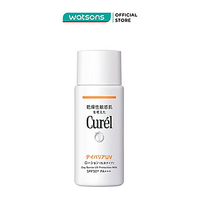 Sữa Chống Nắng Curél Day Barrier UV Protection SPF50+ PA+++ Mặt & Toàn Thân Cho Da Khô Nhạy Cảm 60ml