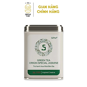 Trà xanh hoa nhài SACHS TEA 1773 ướp thủ công bởi nghệ nhân vị thơm ngọt hậu kéo dài hộp thiếc cao cấp 70g/hộp