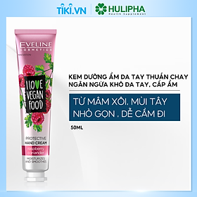 Kem dưỡng da tay I Love Vegan Food hương mâm xôi Eveline - Tuýp 50ml