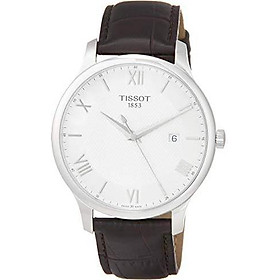 Tissot Men's T0636101603800 Tradition Analog Display Swiss Quartz Brown Watch