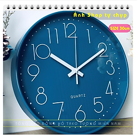 Mua Đồng hồ treo tường trang trí phòng khách HỒNG PASTEL 35cm