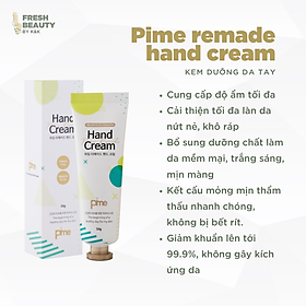 Kem dưỡng da tay Pime Handcream làm mềm, trắng mịn, cải thiện nứt nẻ, khô ráp 50g