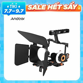 Bộ Phụ Kiện Máy Ảnh Gồm Hệ Thống Matte Box+Theo Dõi Lấy Nét + Tay Cầm + Rod (15mm) Cho Máy Ảnh Sony A7S/A7/A7R/A7Rii/A7Sii Ildc Mirrorless