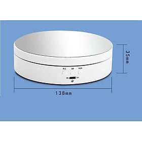 Mua Bàn xoay trưng bày sản phẩm đường kính 13.8cm - Tặng kèm 1 bộ con quay nam châm giải trí