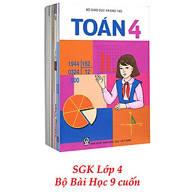 Sách Giáo Khoa Bộ Lớp 4 - Sách Bài Học (Bộ 9 Cuốn) (2021)