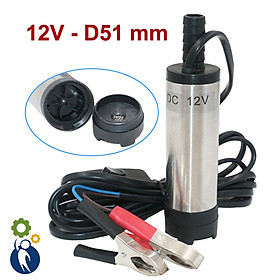 Mua Máy Bơm Chìm Bơm Dầu Bơm Nước Mini Phi 51mm - 12V