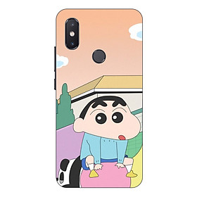 Ốp lưng điện thoại Xiaomi Mi 8 SE hình Cậu Bé  và Gấu Panda - Hàng chính hãng