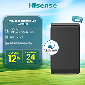 Mua |SP MỚI 2025| Máy giặt Hisense 9kg WT90F30 Giặt AI thông minh  Bảo hành 2 năm  Giao hàng toàn quốc - HÀNG CHÍNH HÃNG