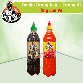 Combo Tương ớt 700g và Tương đen 740g Ông Chà Và