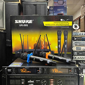 Mua Bộ Micro không dây SHURE UR-59S: Bắt sóng cực xa 150m  Độ nhạy cao thu âm tốt sáng tiếng. Chống hú/rít. Cảm biến tự ngắt