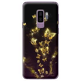 Ốp lưng cho Samsung Galaxy S9 Plus nền bướm vàng 1 - Hàng chính hãng