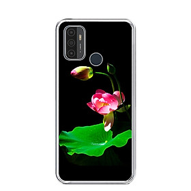 Ốp lưng dẻo cho điện thoại OPPO A53 2020 - 0221 LOTUS01 - Hàng Chính Hãng