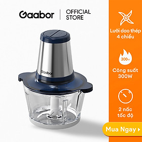 Mua Máy xay thịt thực phẩm đa năng MG20M-BE01A Gaabor công suất 300W cối thủy tinh xanh biển sâu DEEP SEA huyền bí - Hàng chính hãng