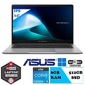 Mua  Laptop I5-13500H  Laptop Asus Expertbook P1403CVA (Intel Core i5-13500H | RAM DDR5 | 512GB SSD | 14 inch Full HD | Win 11 bản quyền) - Hàng Chính Hãng