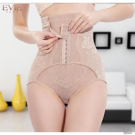 Quần Gen Nịt Bụng Cạp Cao 3 Nấc Cài Chống Cuộn