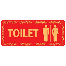 Nơi bán Bảng Chỉ Dẫn Toilet Nam - BD-001 (Đỏ) - Giá Từ -1đ