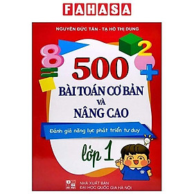 Sách - 500 Bài Toán Cơ Bản Và Nâng Cao Lớp 1