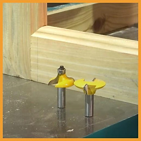 Mua Bộ 2 Mũi Soi Mộng Cửa 1/2*5/8 - Bộ 2 Mũi Soi Mộng Cửa chuyên dùng để ghép gỗ  ghép mộng cửa  ghép bén khít  chắc chắn
