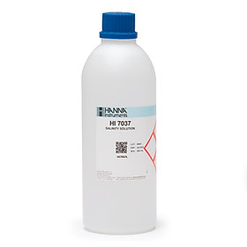 Mua Dung Dịch Chuẩn Độ Mặn NaCl 100% Dùng Để Kiểm Tra Hoặc Hiệu Chuẩn Bất Kỳ Thiết Bị Đo độ mặn nào tại điểm 100%  chai 500mL   hãng HANNA - HI7037L