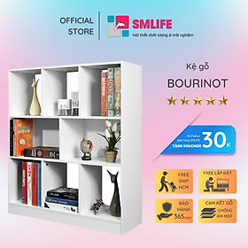 Mua Kệ sách gỗ MDF kiểu nhỏ gọn tiện dụng SMLIFE Bourinot