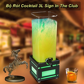 Bộ Rót Cocktail 3L Sign In The Club (kèm Remote) - Home and Garden
