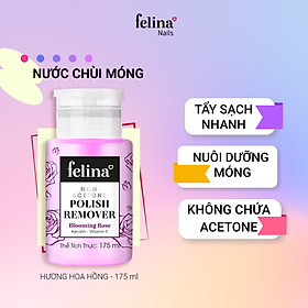 NƯỚC CHÙI SƠN MÓNG TAY CAO CẤP FELINA - HƯƠNG HOA HỒNG 175ml