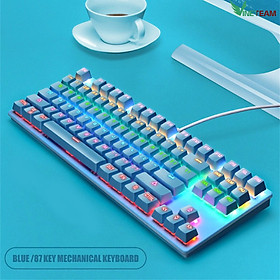 Mua Bàn Phím Cơ Máy Tính Crack K550 Led Đổi Màu Nhiểu Chế Độ Khác Nhau  Blue Switch Chơi Game Dùng Văn Phòng Cực Đã - hàng nhập khẩu