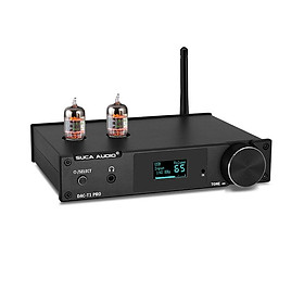 Suca Audio DAC T1Pro - Bộ giải mã âm thanh tích hợp đèn pre cao cấp 24bit/192 khz trên 3 đường giải mã là USB, COA và OPT - Hàng chính hãng