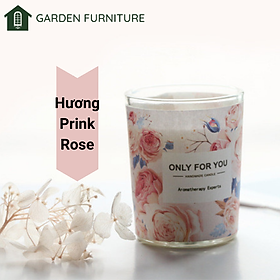 Mua Nến thơm cốc thủy tinh Handmade Only for you  nến trang trí sinh nhật  trang trí giáng sinh Noel  thơm phòng  thư giãn