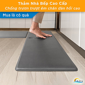 Mua Thảm Nhà Bếp Chống Trượt Thấm Nước Cao Cấp Da PU Dày 12mm 44x81cm Độ Đàn Hồi Cao Êm Chân HADU