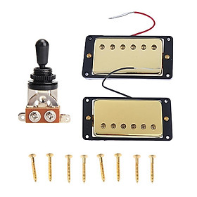 Replacement Guitar Sealed Pickup Bridge Neck with Toggle Switch for