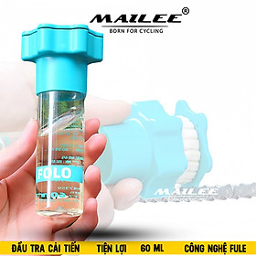 Dầu tra sên xích xe đạp FL-F7 60ml tiện lợi với đầu bông tra dầu riêng, giúp bảo dưỡng và sửa chữa nhanh chóng (kèm khăn) - Mai Lee