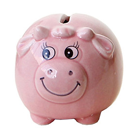 Piggy Bank Kids' Saving Box  Home Decor Gift Pink