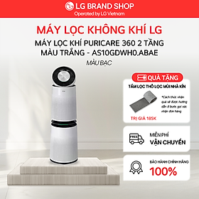 Mua  Chỉ giao Miền Bắc/Nam  Máy lọc khí LG PuriCare 360 2 tầng màu trắng - AS10GDWH0 - Hàng Chính hãng