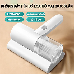 Máy hút bụi cầm tay mini giường nệm, chăn ga, ghế sofa