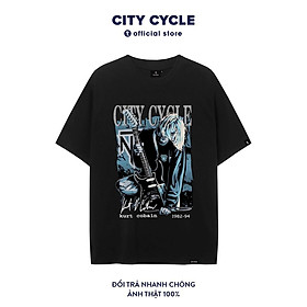 Áo thun tay lỡ Kurt Cobain City Cycle - áo phông unisex form rộng cotton in hình Local Brand