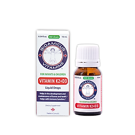 BioAmicus Vitamin D3K2-MK7 10ml