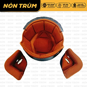 Lót nón bảo hiểm 3/4 Royal M139 gồm 1 lót và 2 ốp tai phiên bản mới