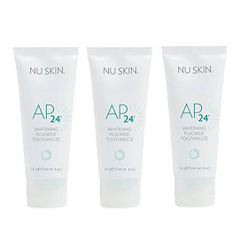 Combo 03 Tuýp Kem Đánh Răng Ap24 Whitening Fluoride Toothpaste 110g