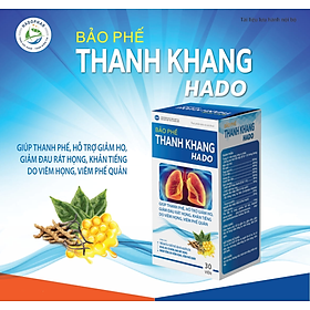 Bảo Phế Thanh Khang (Bổ Phổi) Hỗ Trợ Giảm Khản Tiếng, Đau Họng, Điều Tri Và Phòng Ngừa Viêm Thanh Quản – Hộp 30 Viên