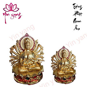 Tượng Phật Thần Tài - Phật Quan Âm Để Taplo Xe Hơi Ô Tô cao cấp, chất lượng
