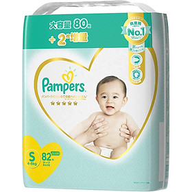 Tã/bỉm dán Pamper Premium nội địa Nhật size S 82 miếng
