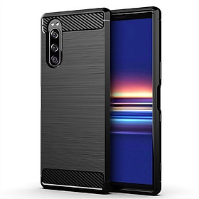 Ốp lưng chống sốc Vân Sợi Carbon cho Sony Xperia 5