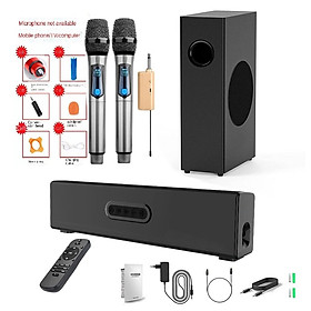Mua Bộ 2 Micrô Không Dây Và Loa Siêu Trầm S22 Echo Wall TV Công Suất 80W